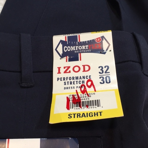 IZOD flat front dress pant - Picture 7 of 10